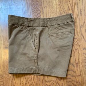 JCrew Chino Shorts. 3” inseam. Size 8.